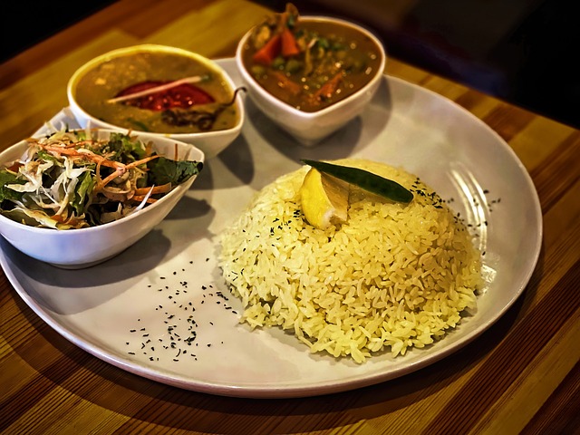 Curry and rice